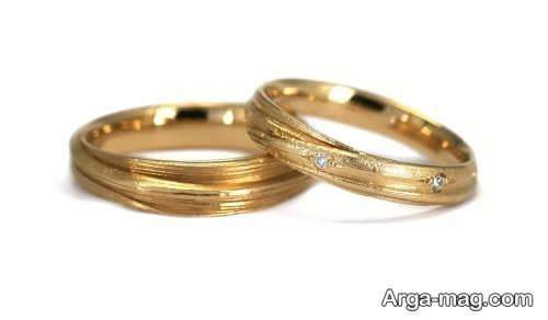 حلقه ازدواج شیک و زیبا 