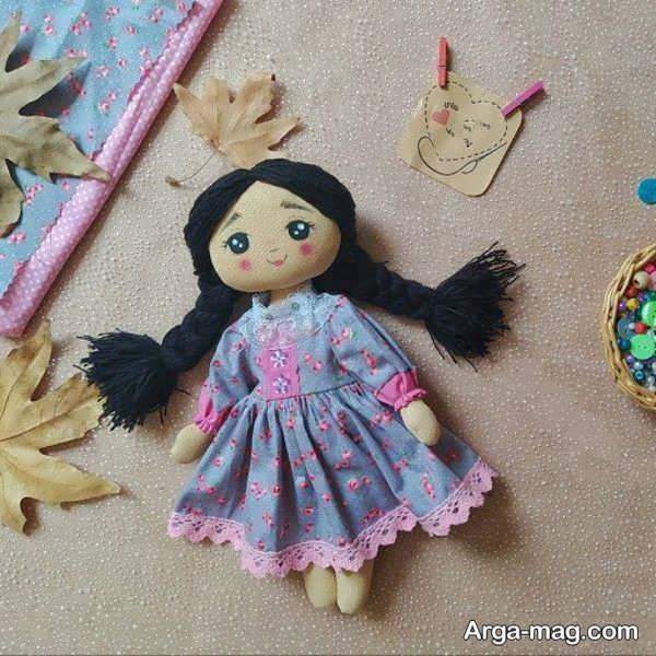 ساختن عروسک پارچه ای دخترانه