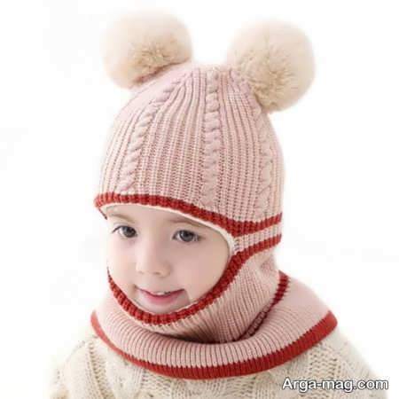 مدل کلاه بافتنی مدرن بچه گانه