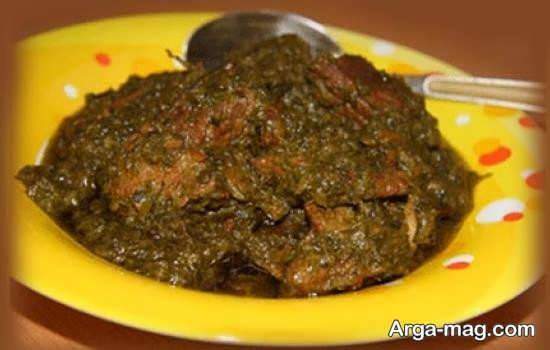 طرز تهیه خورش طلا کوله گیلانی