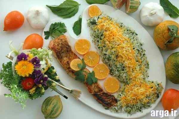 سبزی پلو با ماهی