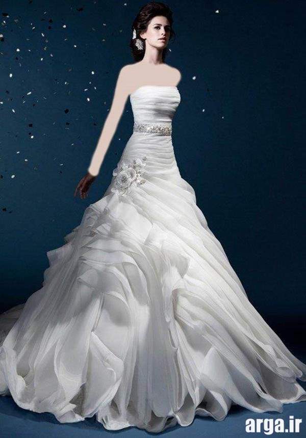 مدل لباس عروس پرنسسی زیبا