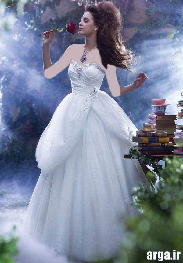 لباس عروس پرنسسی زیبا