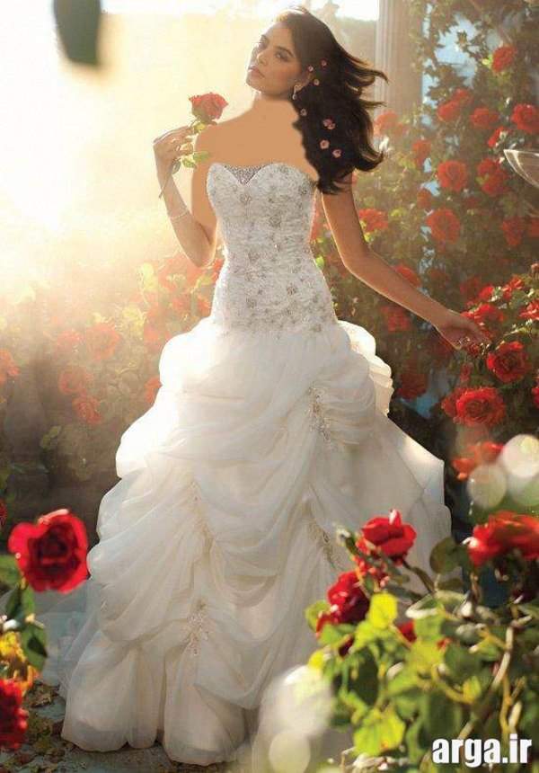 لباس عروس شیک پرنسسی