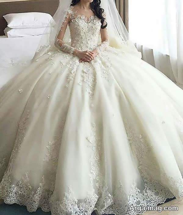 مدل جدید پیراهن عروس پرنسسی