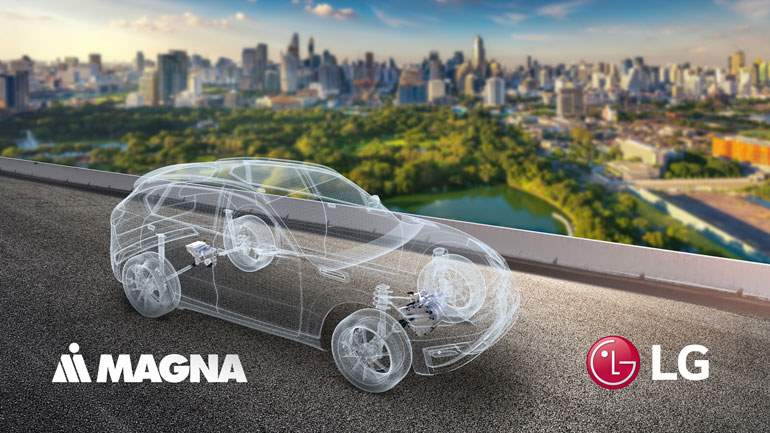 قرارداد سرمایه‌گذاری مشترک میان ال‌جی و MAGNA برای توسعه بازار پیشرانه الکتریکی