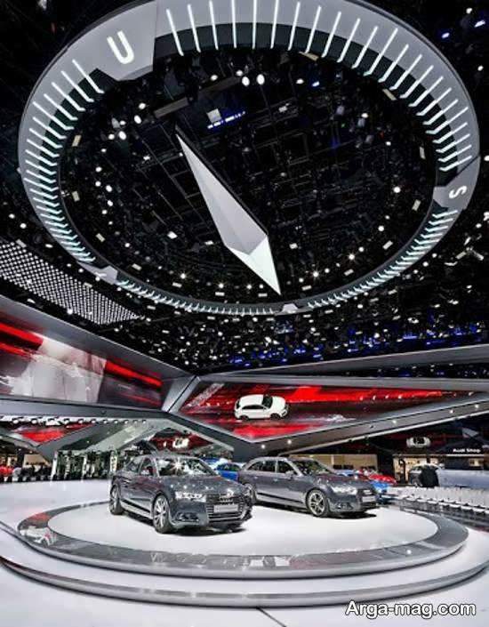 دیزاین زیبای نمایشگاه اتومبیل