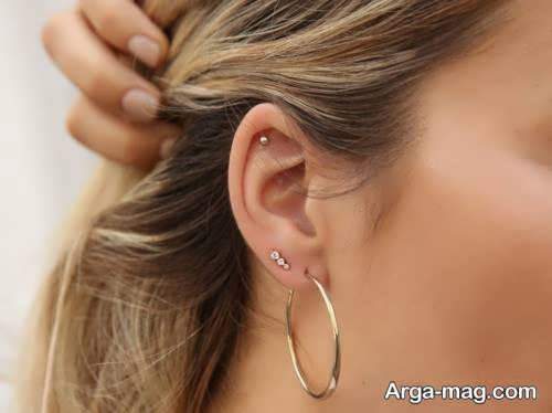 گوشواره ساده حلقه ای 