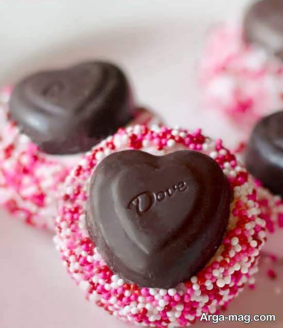 دیزاین شکلات های مختلف برای روز ولنتاین