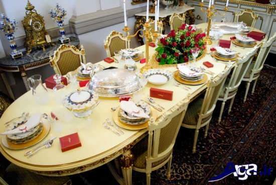 تزیین میز شام برای مهمانی ها و مجالس 
