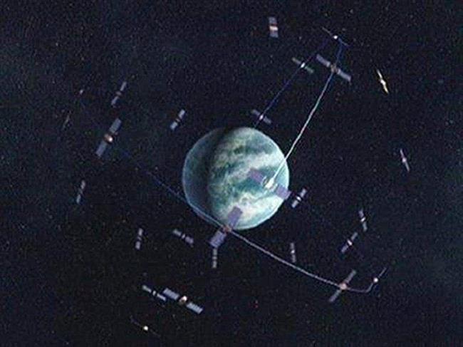 ماهواره در مدار زمین