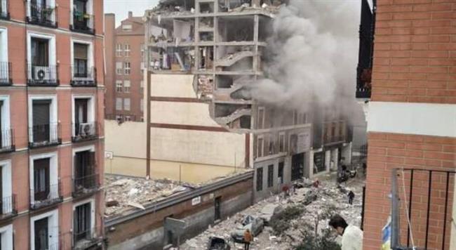 انفجاری مهیب داخل کلیسایی در مادرید اسپانیا