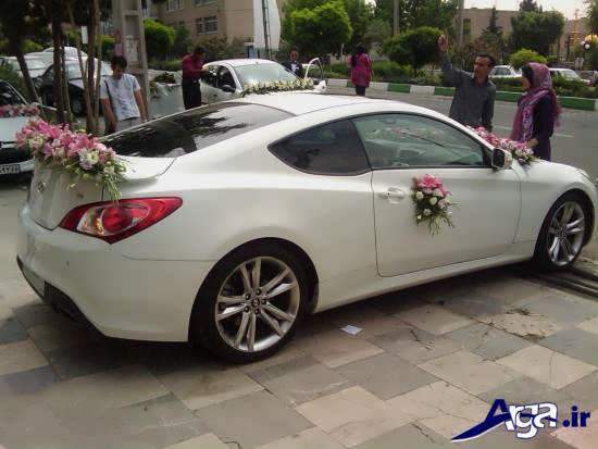 ماشین عروس با تزیینات زیبا و متفاوت 