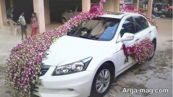 ماشین عروس ساده و قشنگ