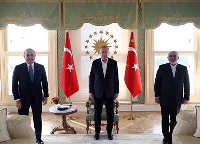 عکس: دیدار ظریف و اردوغان در استانبول
