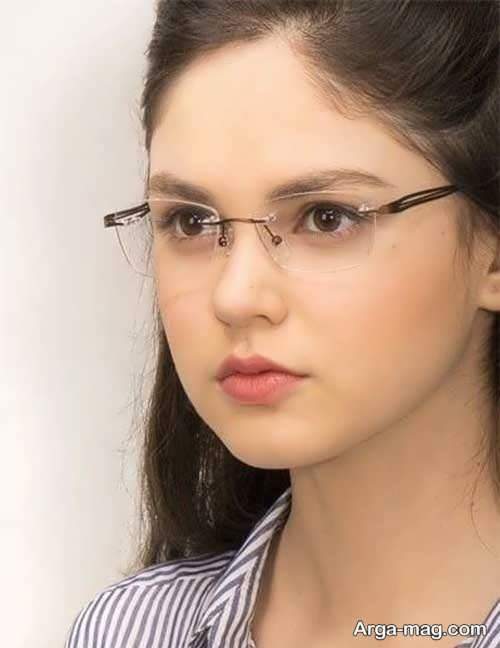 مدل عینک طبی دخترانه ساده
