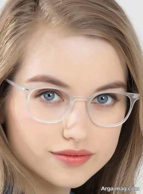 مدل بی رنگ عینک طبی دختران