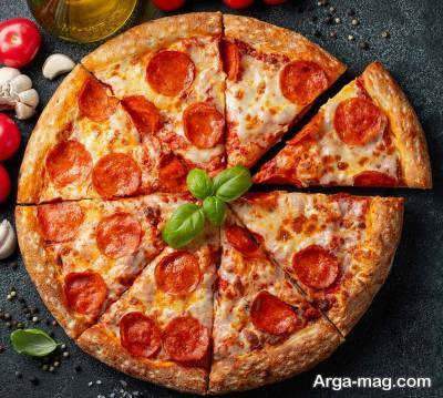 آموزش روش تهیه پیتزا آمریکایی