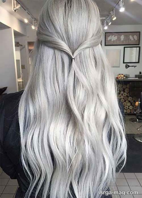 رنگ موی خاکستری روشن