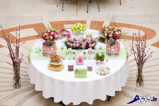 تزیین میز برای هفت سین عروس