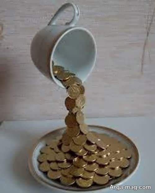 جالب ترین تزیین سکه سفره هفت سین