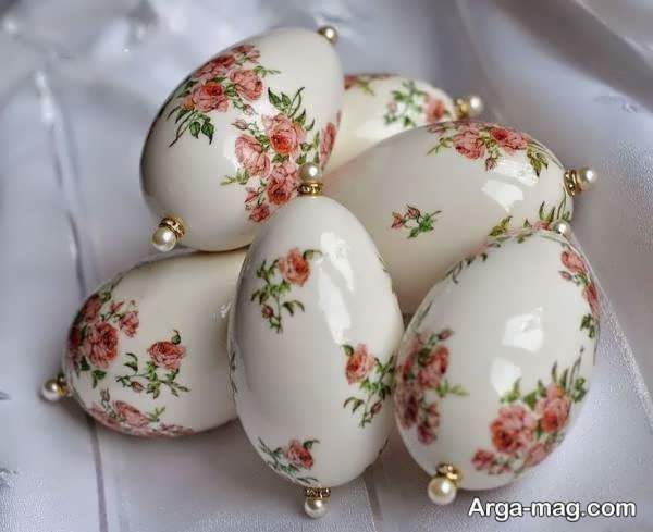مدل تزئینی زیبا از تخم مرغ