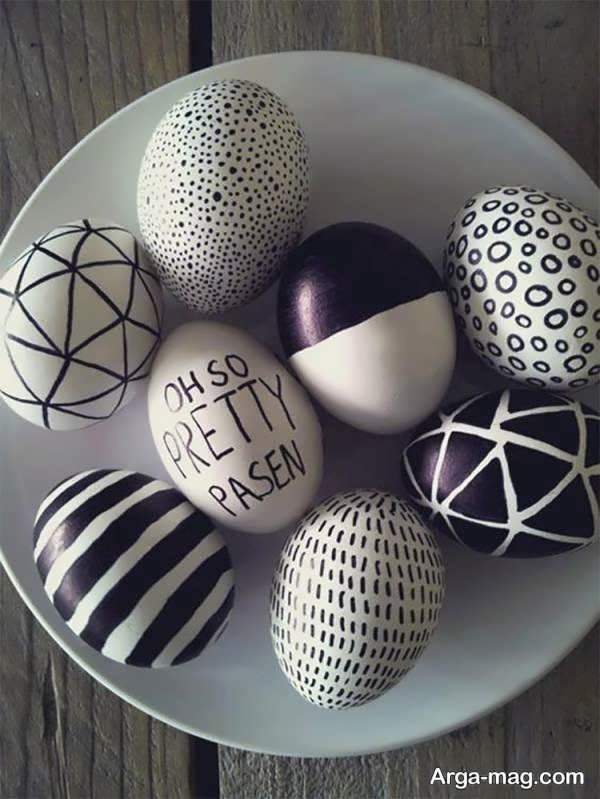 تزیین تخم مرغ خلاقانه