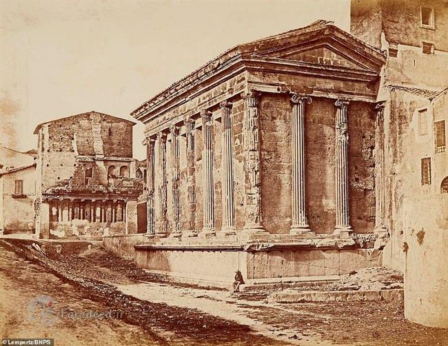 معبد فورتانا ویرلیس، 1840 