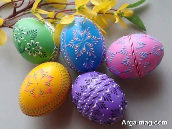 رنگ آمیزی تخم مرغ عید نوروز با ایده های جذاب