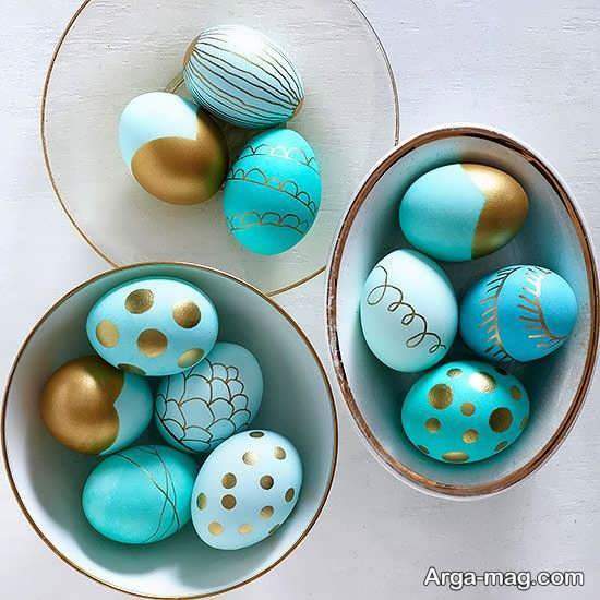 رنگ آمیزی عالی تخم مرغ