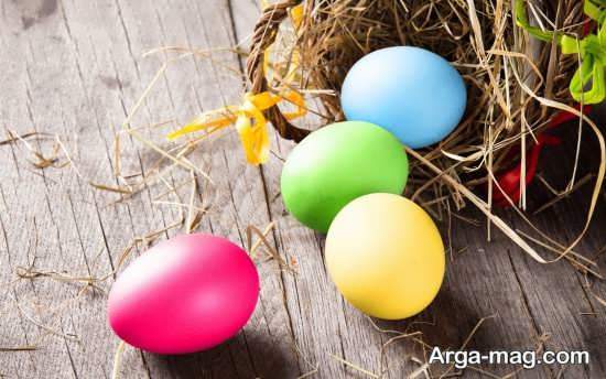 رنگ آمیزی زیبای تخم مرغ عید نوروز