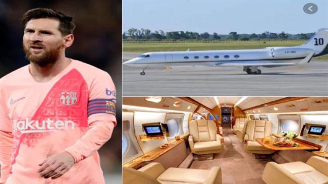 مسی هواپیمای شخصی خود را به رئیس جمهور اجاره داد +عکس