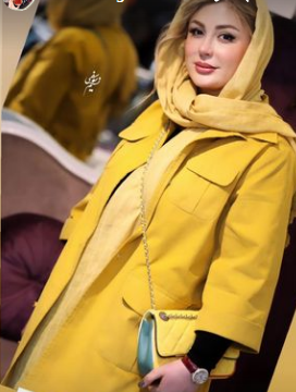 تیپ رنگ سال و لاکچری نیوشا ضیغمی+عکس