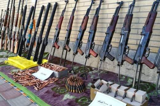 کشف 4 هزار قبضه سلاح غیرمجاز در یک استان