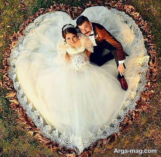 تصاویری از فیگور عروس داماد در آتلیه