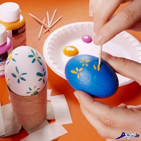 رنگ کردن تخم مرغ سفره هفت سین