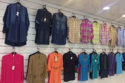 رونق بازار عمده فروشان پوشاک / تخفیف 5 تا 50درصدی قیمت پوشاک در جشنواره نوروزی