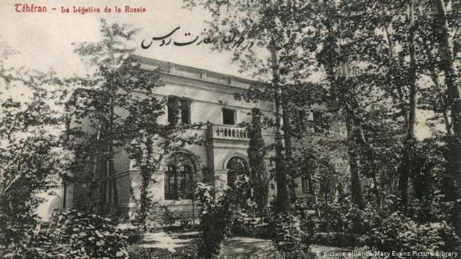 سفارت روسیه در تهران. تاریخ 1910 میلادی