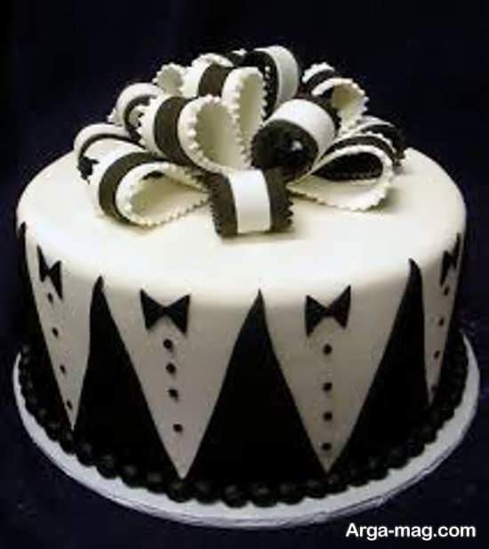 کیک سیاه و سفید 