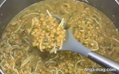 طرز تهیه آش عدس خوش طعم و خوش پخت