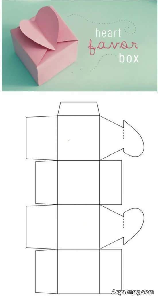 تصویر آموزش ساخت جعبه کادویی
