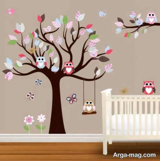 برچسب های دیواری برای اتاق نوزاد