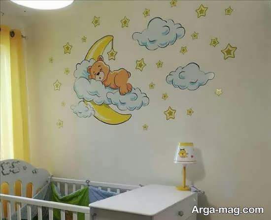 نمونه هایی فوق العاده از برچسب های دیواری حیوانات اتاق نوزاد