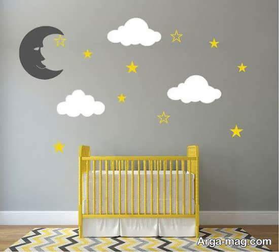 طرح هایی نو و زیبا از برچسب های دیواری اتاق نوزاد