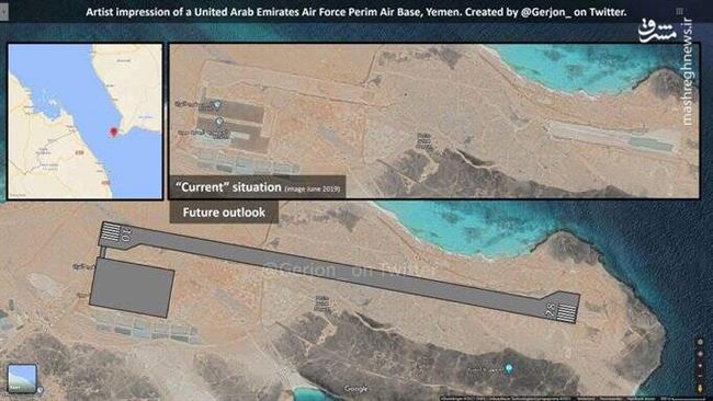 هدف امارات از توسعه جزایر حاشیه تنگه باب المندب چیست؟ / رژیم صهیونیستی به دنبال جاسوسی از ناوگان دریایی ایران با استقرار در جزیره Perim +تصاویر
