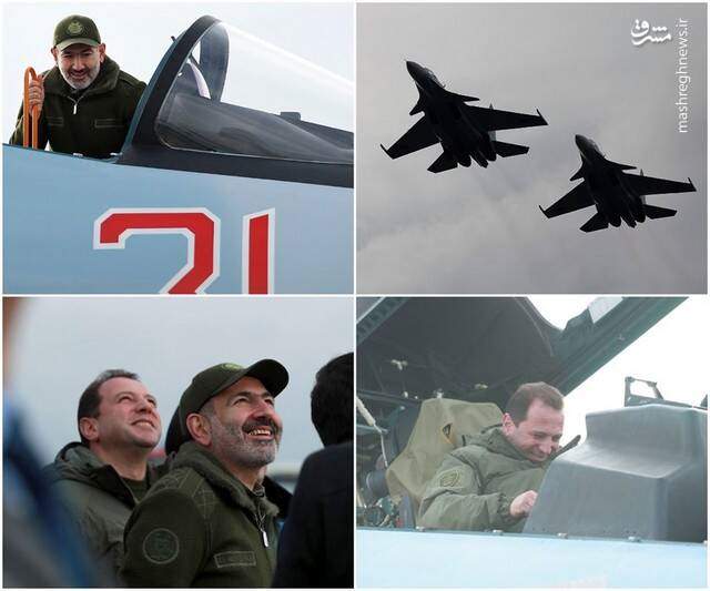 افشای دروغ بزرگ نخست وزیر ارمنستان در مورد جنگ قره‌باغ / پاشینیان: جنگنده‌های خریداری شده از روسیه موشک نداشتند! +تصاویر