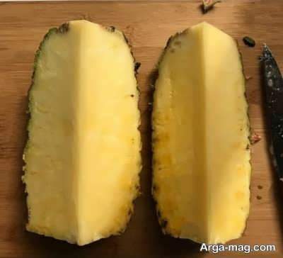 چگونگی پوست گرفتن آناناس