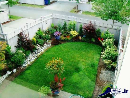 طراحی باغچه حیاط منازل مسکونی با ایده های زیبا و کاربردی