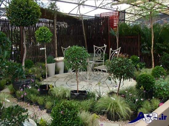 دیزاین باغچه حیاط خانه 
