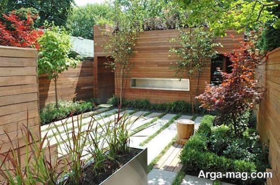 دیزاین قشنگ برای باغچه حیاط